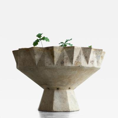 Willy Guhl Willy Guhl Monumental Chalice Style Concrete Planter 1960s