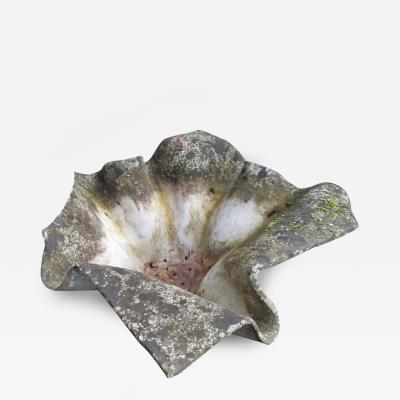 Willy Guhl Willy Guhl for Eternit Large Handkerchief Elephant Ear Planter with Loss to Edge