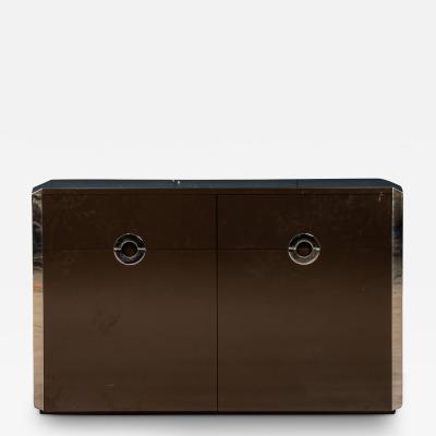 Willy Rizzo 20th Century Two Door Sideboard By Willy Rizzo For Mario Sabot Italy 1970s