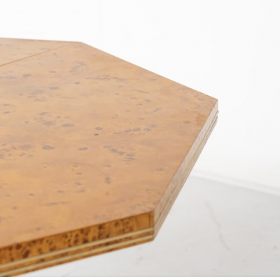 Willy Rizzo Extendable Dining Table by Willy Rizzo for Mario Sabot Hollywood Regency 1970s