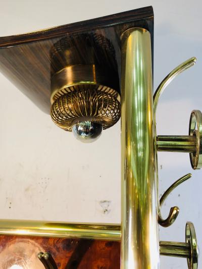 Willy Rizzo Italian High Style Hall Stand Attributed to Willy Rizzo