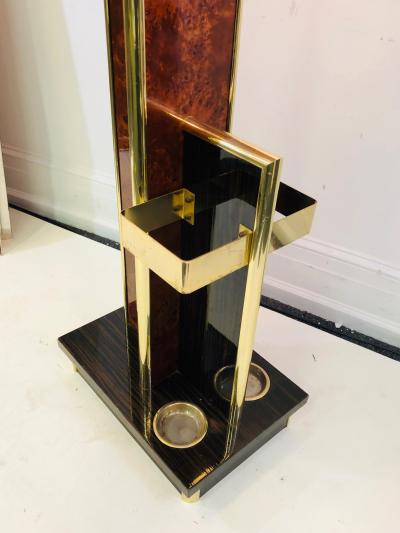 Willy Rizzo Italian High Style Hall Stand Attributed to Willy Rizzo