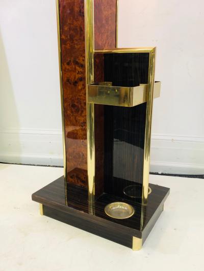 Willy Rizzo Italian High Style Hall Stand Attributed to Willy Rizzo