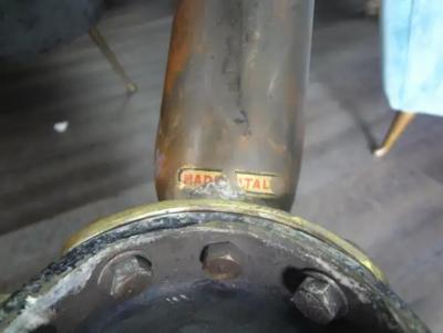 Willy Rizzo Italian Modern Brass Tripod Center Table With Glass Top