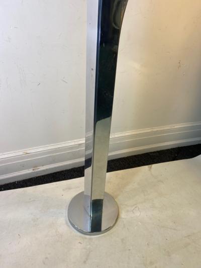 Willy Rizzo MODERNIST CHROME COAT RACK IN THE MANNER OF WILLY RIZZO