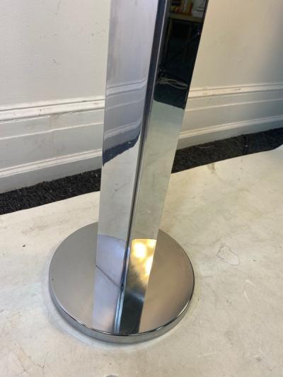 Willy Rizzo MODERNIST CHROME COAT RACK IN THE MANNER OF WILLY RIZZO