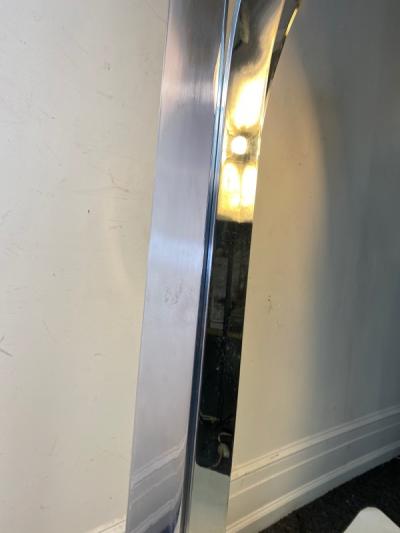 Willy Rizzo MODERNIST CHROME COAT RACK IN THE MANNER OF WILLY RIZZO