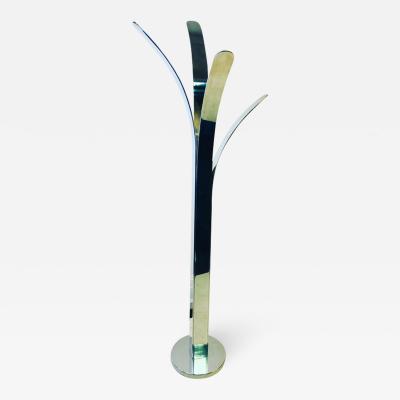 Willy Rizzo MODERNIST CHROME COAT RACK IN THE MANNER OF WILLY RIZZO