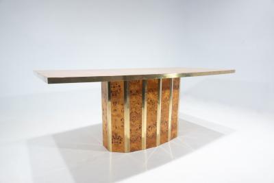 Willy Rizzo Mid Century Modern Dining Table in the Style of Willy Rizzo