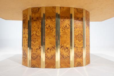 Willy Rizzo Mid Century Modern Dining Table in the Style of Willy Rizzo