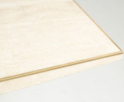 Willy Rizzo Mid Century Modern Travertine Dining Table by Willy Rizzo 1970s