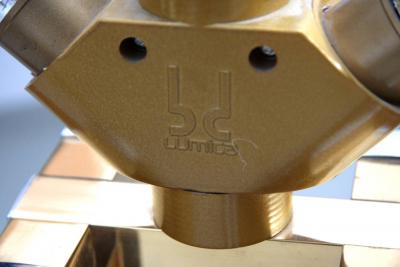 Willy Rizzo Rare Lumica Table Lamp in Brass in the manner of Willy Rizzo