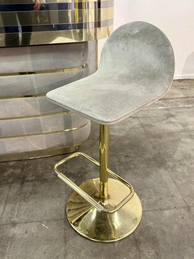 Willy Rizzo Standing Dry Bar by Willy Rizzo Italy 1970s