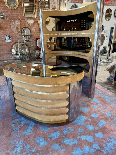 Willy Rizzo Vintage Dry Bar by Willy Rizzo Italy 1970s