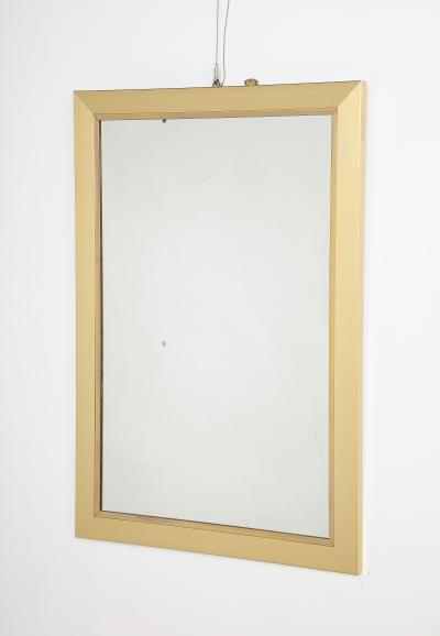 Willy Rizzo Willy Rizzo Brass Framed Mirror Italy circa 1970