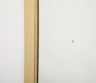 Willy Rizzo Willy Rizzo Brass Framed Mirror Italy circa 1970