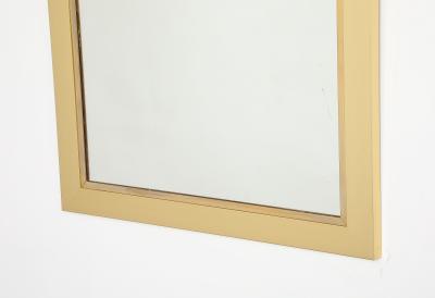 Willy Rizzo Willy Rizzo Brass Framed Mirror Italy circa 1970