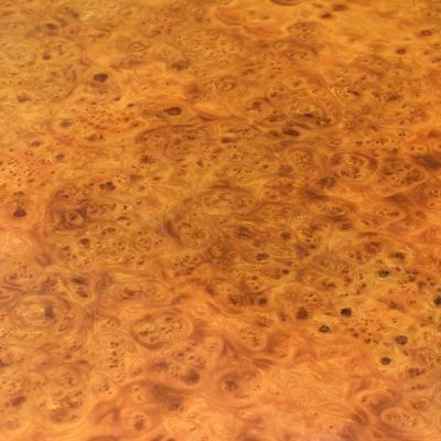 Willy Rizzo Willy Rizzo Dining Table in Chrome and Burl Wood 1970s