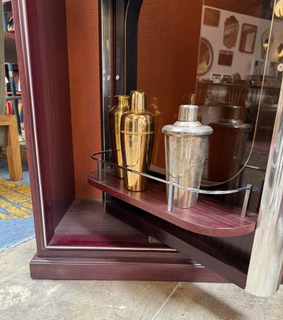 Willy Rizzo Willy Rizzo Illuminated Display Cabinet 1970s