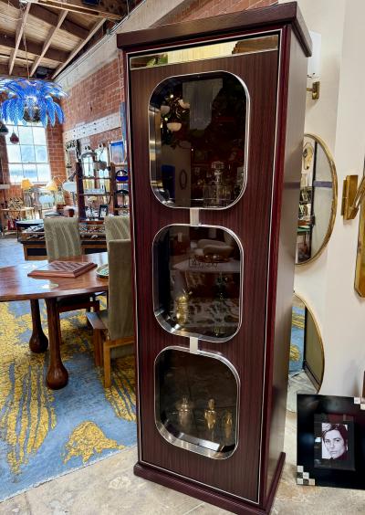 Willy Rizzo Willy Rizzo Illuminated Display Cabinet 1970s