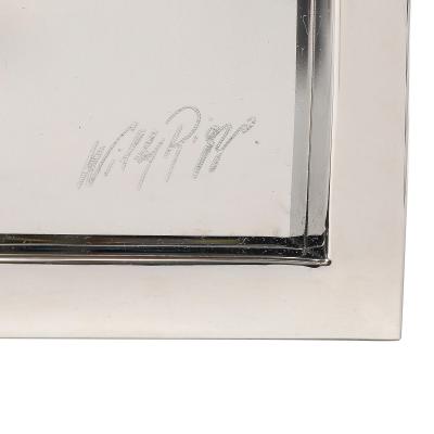 Willy Rizzo Willy Rizzo Nesting Trays Brass Stainless Steel Signed