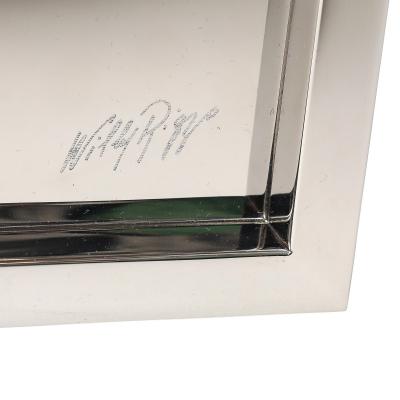 Willy Rizzo Willy Rizzo Nesting Trays Brass Stainless Steel Signed