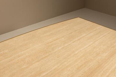 Willy Rizzo Willy Rizzo for Jean Charles Travertine and Brass Dining Table France 1970s