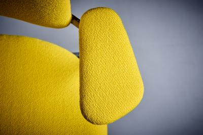 Willy Van der Meeren Willy van der Meeren for Tubax Pair of Lounge Chairs in mustard ketchup 1950s