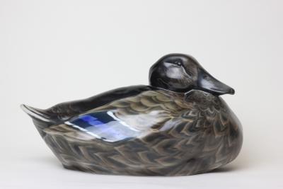 Willy Zugel Rosenthal Rare Large Porcelain Mallard Duck Designeby Willy Zugel 1936 Germany
