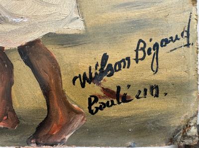 Wilson Bigaud Voodoo Ceremony Outdoors with Vodou Chicken Sacrifice