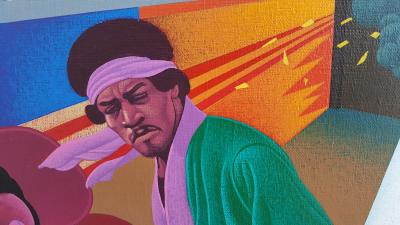 Wilson McLean Movie Poster Illustration for American Pop 