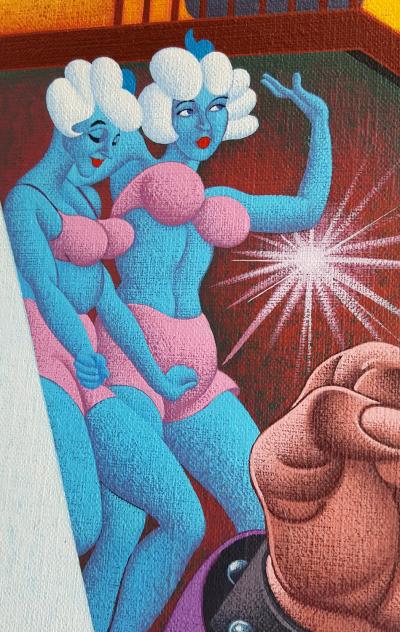 Wilson McLean Movie Poster Illustration for American Pop 