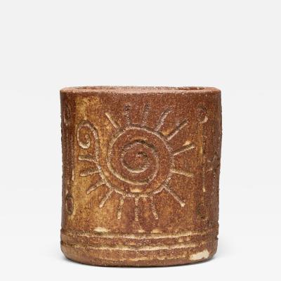 Win Ng Early Brush Pot circa 1960