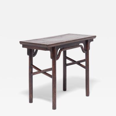 Wine Table with Crossed Stretchers