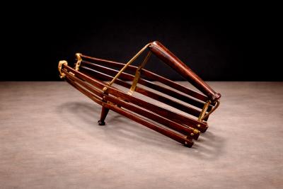 Wine holder in Rosewood Metal Unknown 1960s