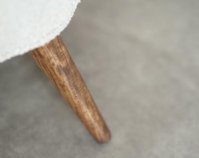 Wingback Lounge Chairs in Boucl Denmark C 1950s