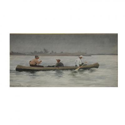 Winslow Homer 1939 Watercolor by FR Walker in the Manner of Winslow Homer