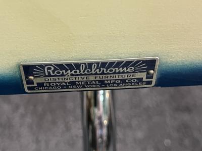 Wolfgang Hoffmann ART DECO MIRROR WOOD AND CHROME VANITY BY WOLFGANG HOFFMAN FOR ROYAL CHROME