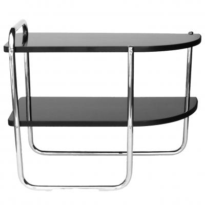 Wolfgang Hoffmann Pair of Streamline Side Tables by Wolfgang Hoffmann for Howell