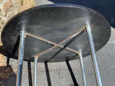 Wolfgang Hoffmann TUBULAR CHROME ART DECO TABLE BY WOLFGANG HOFFMAN