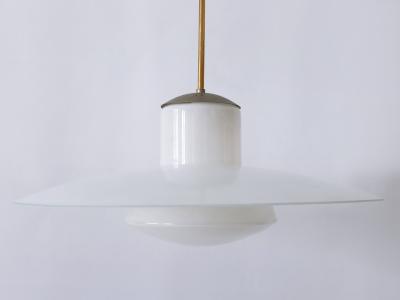 Wolfgang T mpel Rare Mid Century Modern Pendant Lamp by Wolfgang T mpel for Doria Germany 1950s