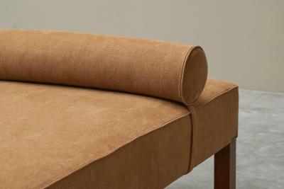 Wonderful Art Deco Daybed in Linen 1930s