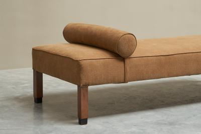 Wonderful Art Deco Daybed in Linen 1930s