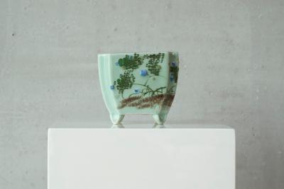 Wonderful Bonsai Pot or Planter in Light Jade Japan Early 20th Century