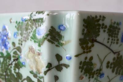 Wonderful Bonsai Pot or Planter in Light Jade Japan Early 20th Century