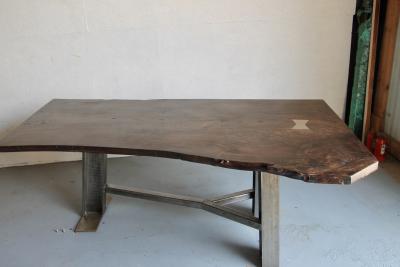 Wonderful Custom Live Edge Table