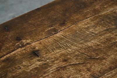 Wonderful Early 18th Century Chest in Oak and Wrought Iron