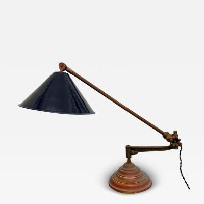 Wonderful Early 20th Century Industrial Desk Lamp by OC White