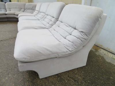 Wonderful Eight Piece Sectional Sofa Mid Century Modern