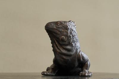 Wonderful Glazed Studio Pottery Iguana 1960s